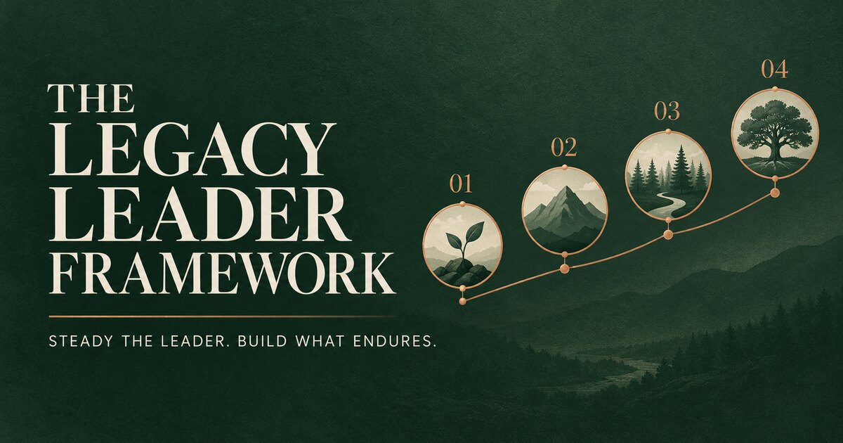 The Legacy Leader Framework: steady the leader and build what endures